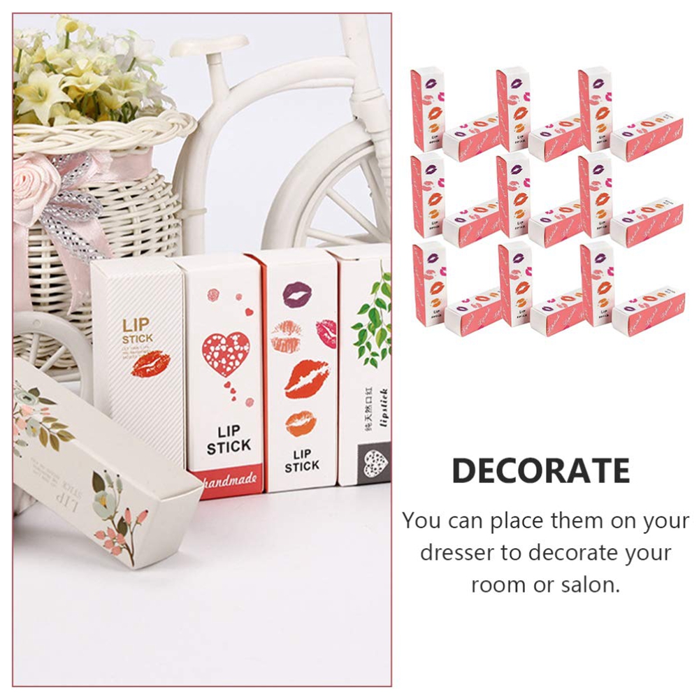Small Lipstick Carton Paper Tube Gift Packaging Paper Box made from Recycled Materials
