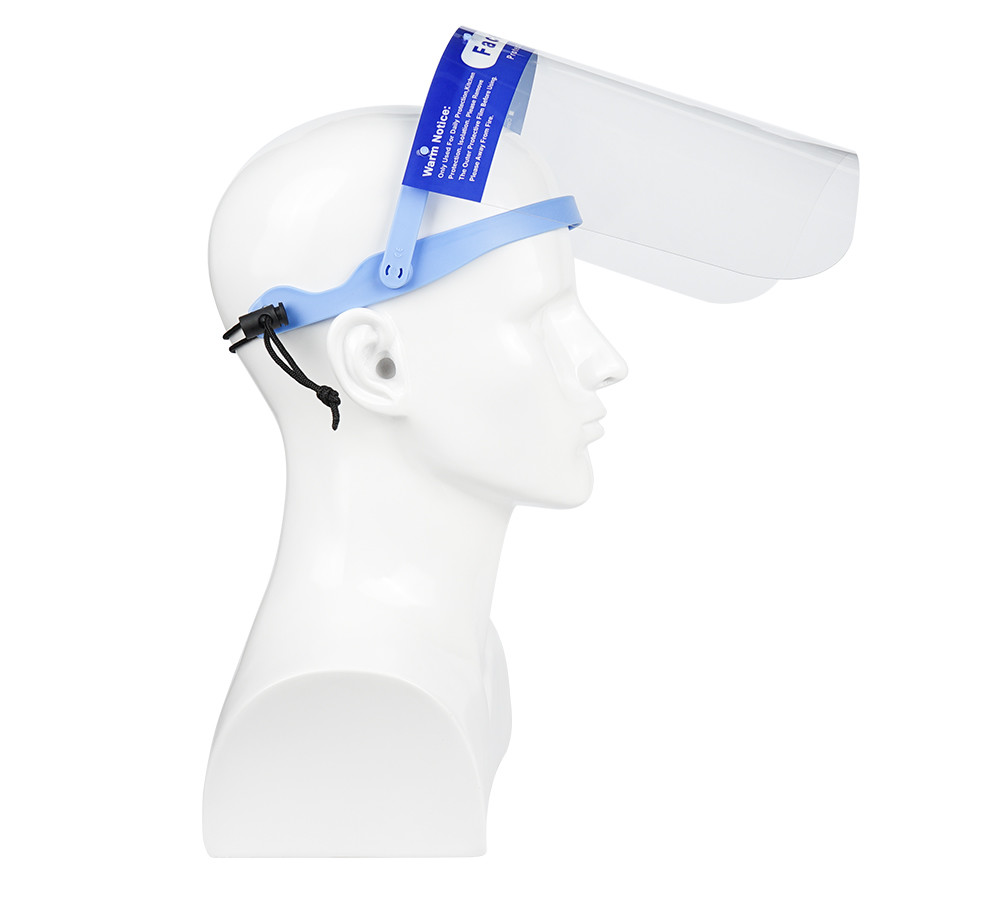 Dental Plastic Face Shield , PET Face Shield With 10 Replaceable Plastic Protective Film
