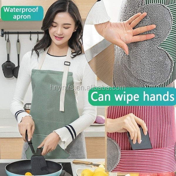 manufacture custom adjustable shoulder strap lengths cooking multifunctional aprons kitchen aprons