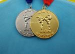 Gymnastics Metal Die Cast Medals , Zinc Alloy Custom Gold Medals