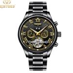 30M Waterproof Skeleton Mechanical Watch Butterfly Double Buckle