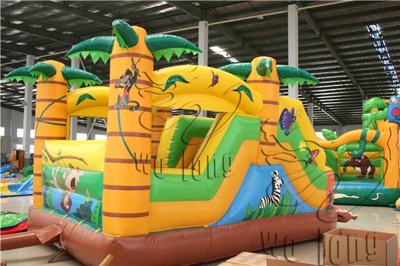 PVC custom inflatable bouncy house, jumping bouncer