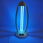 Clear Quartz Glass Tube UVC Disinfection Lamp / Office Ultraviolet Sterilization