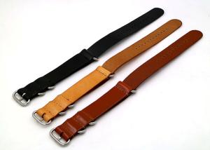 Quality Professional Custom Mens Watches Leather Band , Sport Watch Bands Three Color wholesale