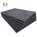 10 Pack PET Acoustic Panels Dark Grey Felt Rectangle Wall Panels Music Studios