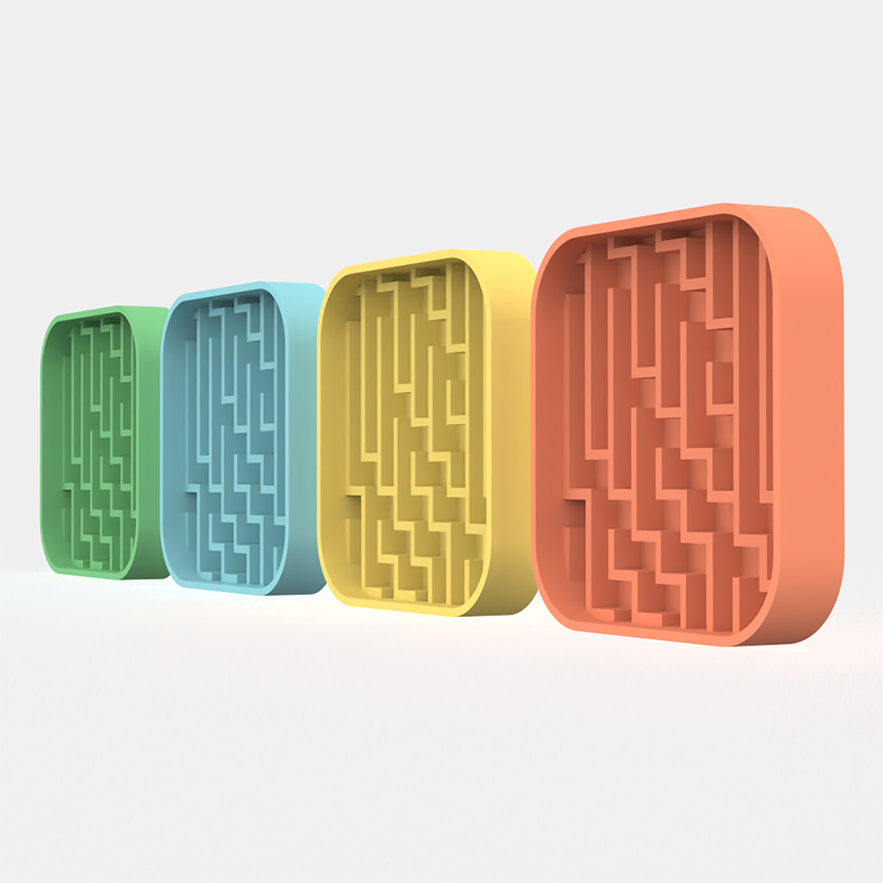 Wholesale Custom Food Grade Silicone Bowl Dog Pet Slow Feeder Bowl Christmas Theme Pet Food Bowl Pet Lick Mat