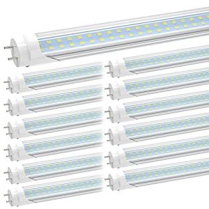 Quality Warm White T8 Fluorescent Light Fixtures Clear Cover Indoor School Light wholesale