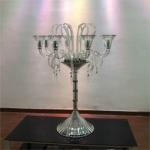 Black Candelabra Centerpieces Wedding Crystal Candelabra Candle Holder Glass Big