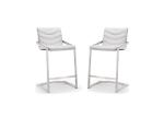 Elegant 0.23m3 23KGS Modern Bar Stools With Metal Legs