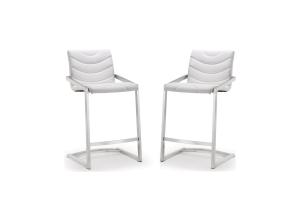 Quality Elegant 0.23m3 23KGS Modern Bar Stools With Metal Legs wholesale