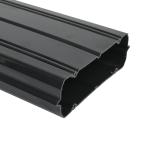 Heavy Duty PVC Raceway Cover black cable trunking Desk self adhesive cable