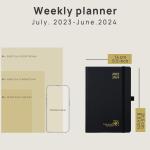 Hardcover Academic Planner with Pen Holder And Holiday List A5 Size Daily