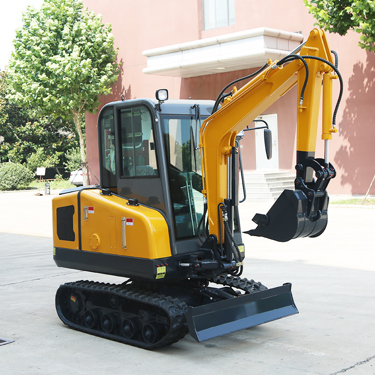 Earth Moving Machine Track Width 230 mm Customized Household Mini Excavator