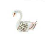 Vivid Metal Swan Animal Garden Ornament Outdoor Accoutrements
