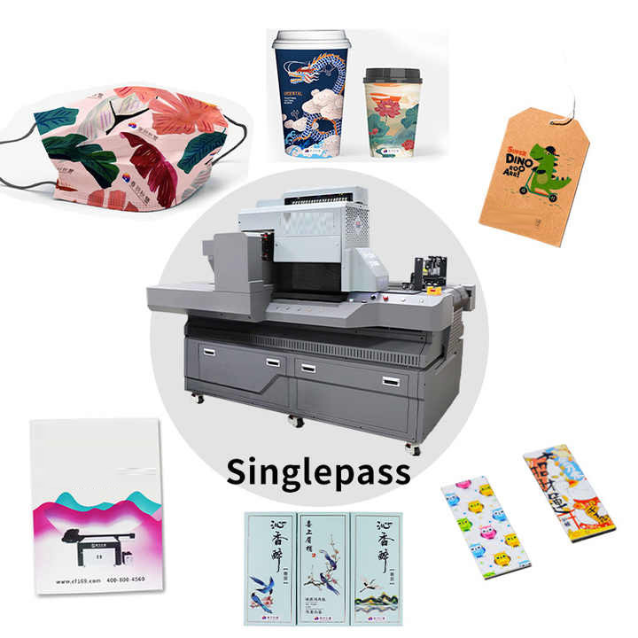 High Resolution Single Pass UV Printer With Non-standard Customization And Customizable Loading And Unloading