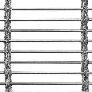 Quality New Stainless Steel Wire Mesh Cladding Ceiling Exterior Wall Decoration Curtain Wall Metal Mesh wholesale