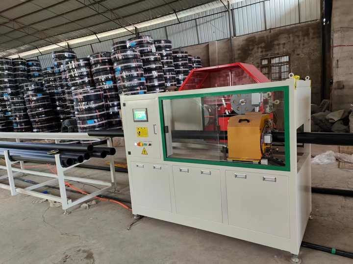 HDPE Single Screw Extrusion Machine Plastic Tube Automatic PE Hdpe Pipe Production Line