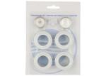 7 Pcs Radiator Fittings / Radiator Accessories Kit Color 9010 9016 White Paint