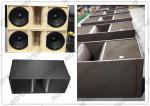 4Ohm 1600W Live Sound Speakers 2x18" Bass Reflex KS28 Subwoofer For Disco
