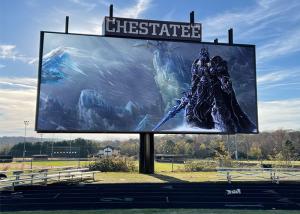 Quality Double Sided P10 Full Color LED Display Ultra Wide Viewing Angle 1920hz For Bus Stations wholesale