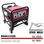 230A DC 1.6kw Diesel Arc Welder Medium Frequency SMAW Welding Set