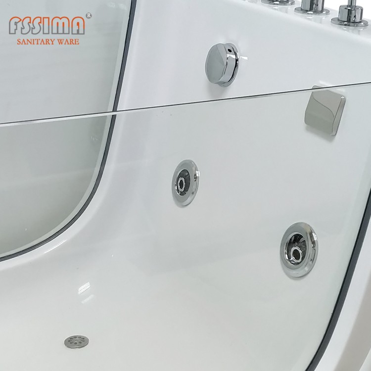 Acrylic Freestanding Baby Spa Bathtub Whirlpool Massage