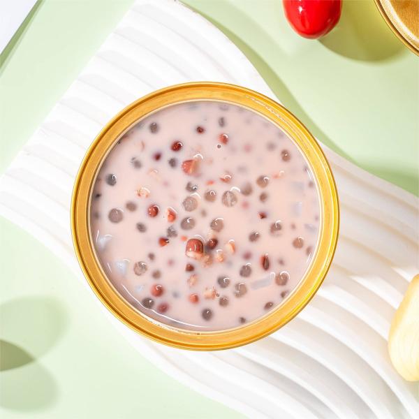 Cheap Red bean sago with milk , Sweet and nourishing , Eat light meals instead , A must-have Hong Kong dessert in summer for sale
