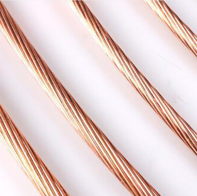99.9% Electronic Copper Lightning Rod Cable For Earthing Protection System