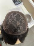 The European human hair topper virgin cuticle hair silk topper Jewish Kosher