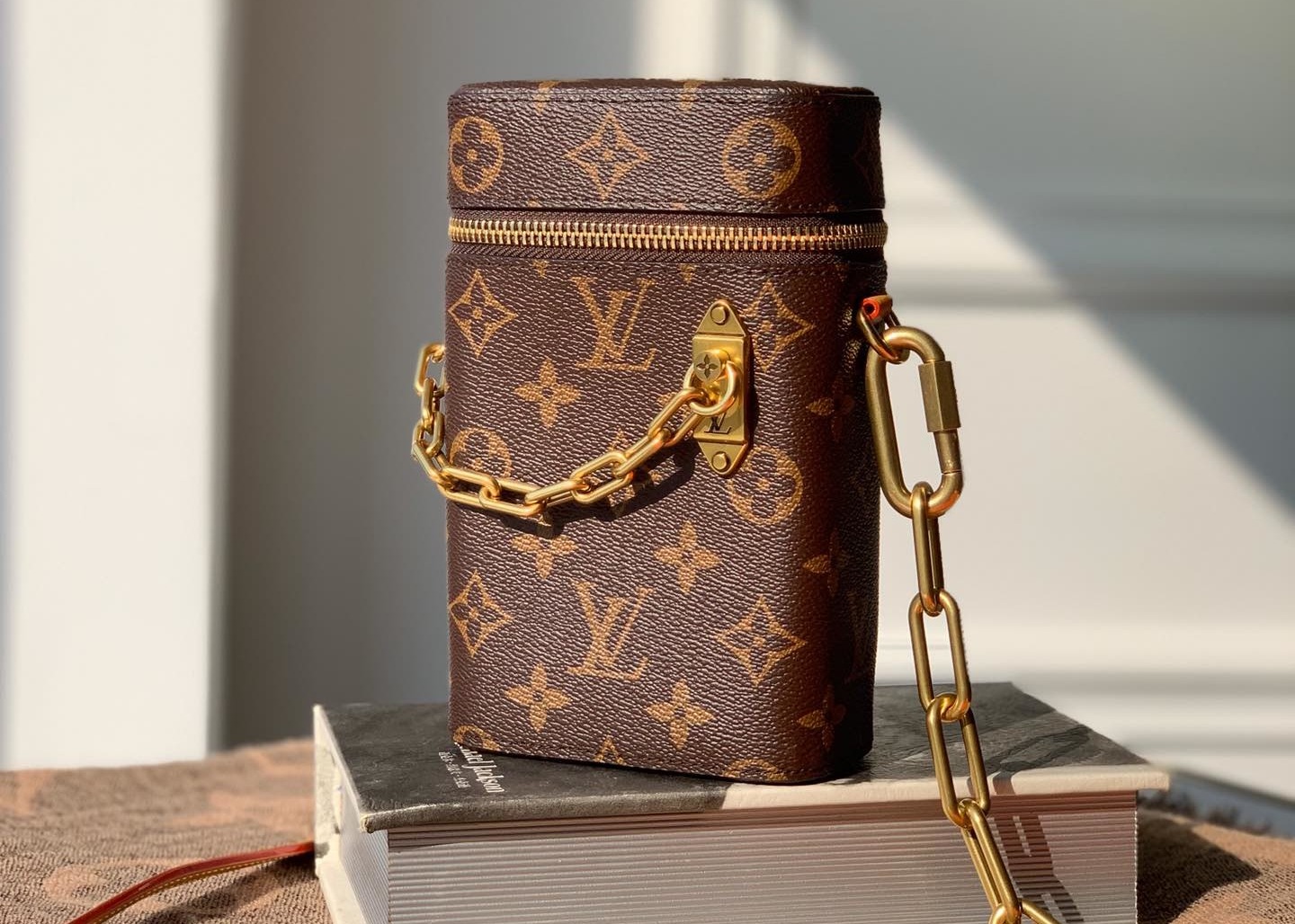 Mini Bucket Vintage Gold Luxury Chain Bag Flower Printing