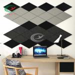 ODM Square Fiber Acoustic Sound Tiles Flavorless For Office Wall
