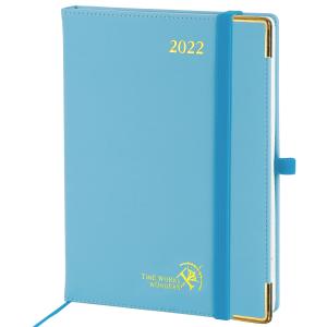 Quality Blue 7.75''X 6.5'' Vertical Layout Weekly Planner 2023 2024 12 Month wholesale