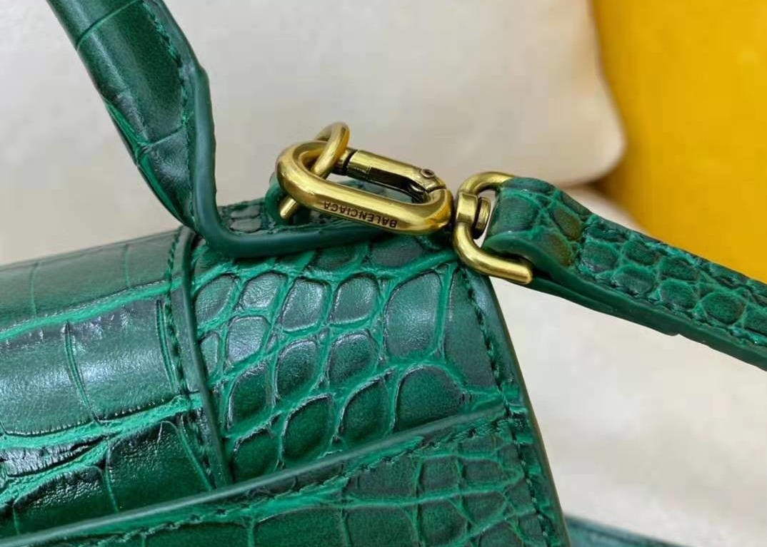 Alligator Print Crocodile Skin Bag , 23cm Luxury Tote Handbag