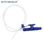 Disposable Medical 8 Size Closed Control Valve Plastic Suction Catheter Supplier