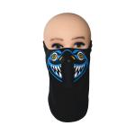 Wholesale Custom Light Up El Mask Party Favor Sound Activated el Panel Mask For