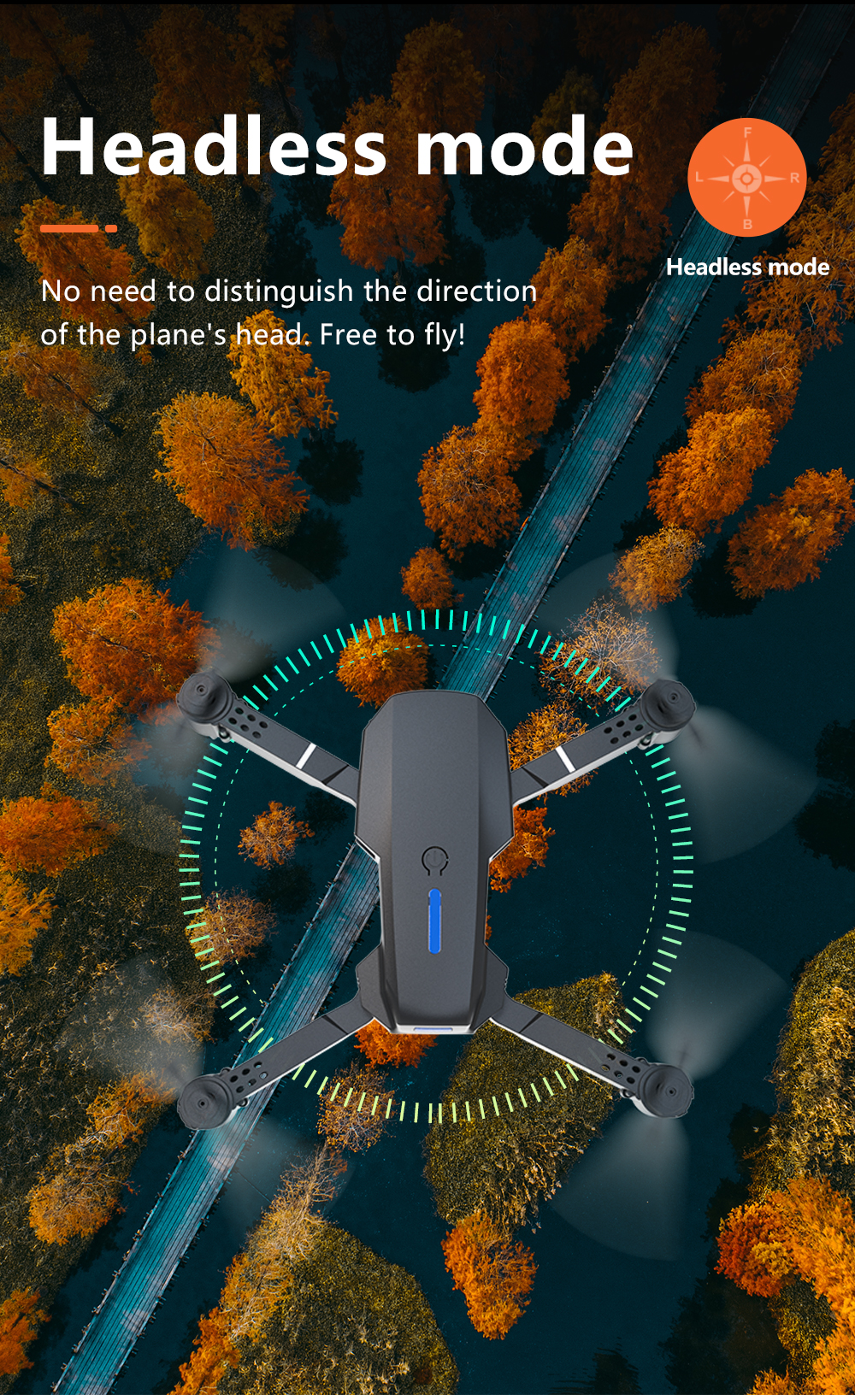 Professional Portable Drone E88 Pro with Dual Camera 4k 8k Wifi Fpv Quadcopter 3.7V 1800mAH Lithium Battery Capacity
