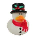Weighted Bath Toy Christmas Rubber Duck Mini Size Custom Color Eco - Friendly