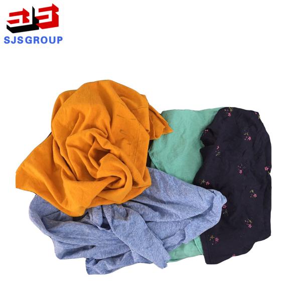 Assorted Color Terry Clothing Rags Industrial Textile Waste Cotton Wiping Cloth