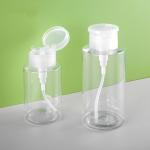 Hypoallergenic Makeup Remover Pump Bottle Transparent Travel Friendly