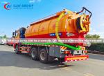 Sanitaion 18CBM Vacuum Sewer Truck Wastewater Cleaning High Pressure