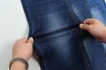 Fake Knit Cotton Polyester Rayon Spandex Terry Denim Fabric For Jeans