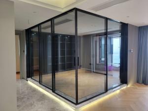 Quality Residential Security Aluminium Sliding Doors Low Maintenance Noise Reduction wholesale