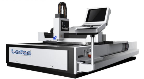 1500W Fiber Cutter Machine , Fiber Laser Tube Cutting Machine For Lighting