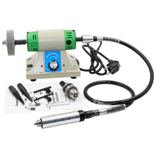 Quality 480W Table Top Grinder Polisher Jewelry Lathe Machine Grinder Variable Speed 10000 Rpm wholesale