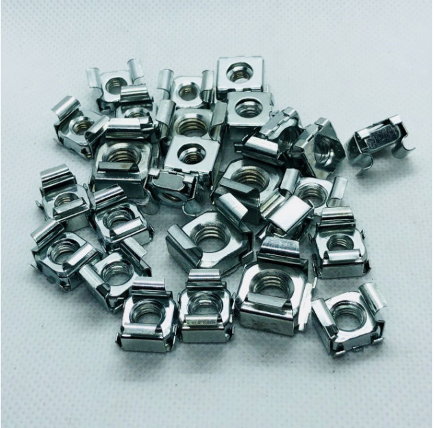 Zinc Plated M10 Stainless Steel Clip Nuts For Furniture Communications Industry