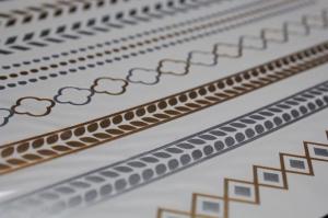 Quality Gold Metallic Temporary tattoo wholesale