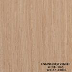 Fancy Recomposed Wood Veneer Sheets White Oak 108DS Lengthened 2500-3100mm For