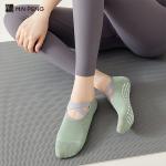 Sports Plain Non Slip Yoga Socks Backless Yoga Pilates Socks With Grips