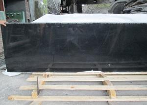 Quality Outdoor Black Polished Granite Floor Tiles , Supreme Large Granite Slabs wholesale
