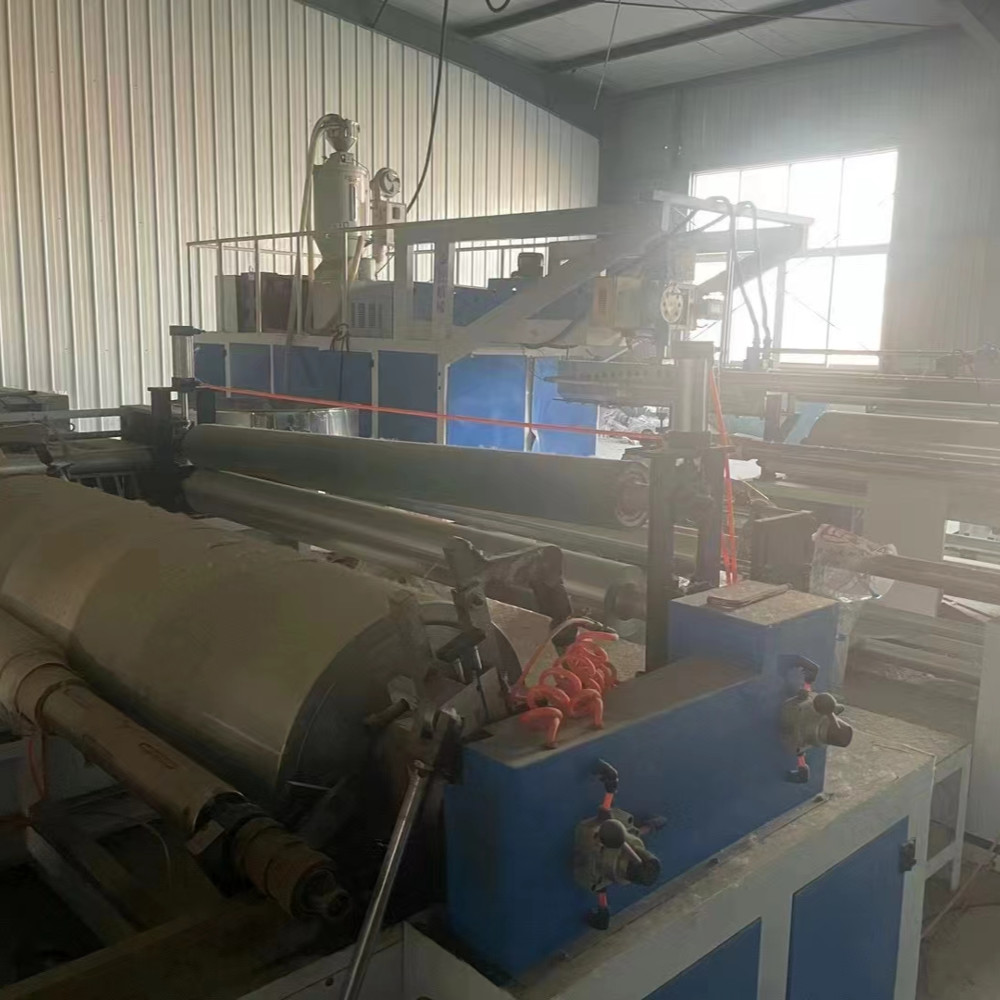 1.6M Second Hand Container Bag Tarpaulin Geo Textiles Plastic Bag Extrusion Coating Machine